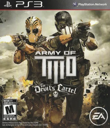 Army of Two - The Devil's Cartel (USA) (En,Fr,Es) (v1.01) (Disc) (Update) box cover front